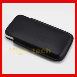 BK iPhone 4 Genuine Leather Pouch Case+Screen Protector  