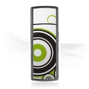  Design Skins for Samsung F200   Green Circles Design Folie 