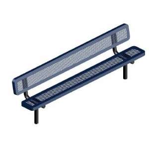  Webcoat Innovated Style 4Ft. Bench with Back, Small Hole 
