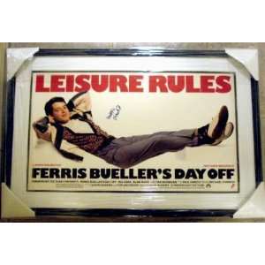 com Matthew Broderick Autographed Ferris Bulllers Day Off mini movie 