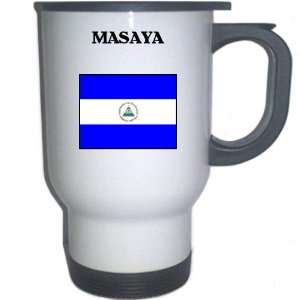 Nicaragua   MASAYA White Stainless Steel Mug: Everything 