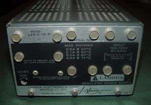 Lambda LXS C 12 R 13.8 AC / DC Switching Power Supply:  