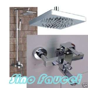 Luxury Wall Mounted Bathroom Rain Shower Faucet Set A23  