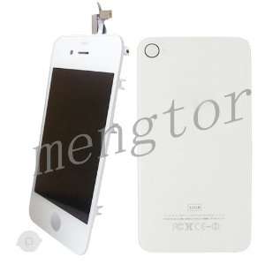  Complete replacement Bundle for iphone 4(white), Includes 