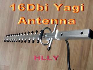 16DBi HIGH dbi Wifi Yagi Antenna 2.4GHz For 802.11b/g  