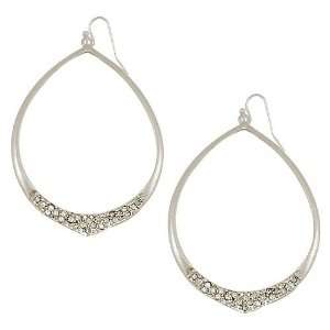 Jessica Simpson Open Hoop Drop Earrings