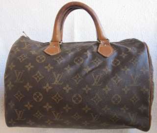 GOOD LOOKING VINTAGE LOUIS VUITTON SPEEDY 30 FRENCH COMPANY MADE IN U 