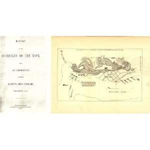 : Civil War Map Batteries at Grand Gulf captured by the United States 