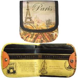   Wallet® Paris Imagery Printed on Italian Clowhide 