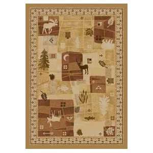  Signature Deer Trail Maize Country 5.4 X 7.8 Area Rug 