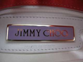 Jimmy Choo Purse Red Satin Clutch  