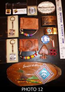   164 Boy Scout Items  Patches, Neckerchief Slides, Books, etc.  