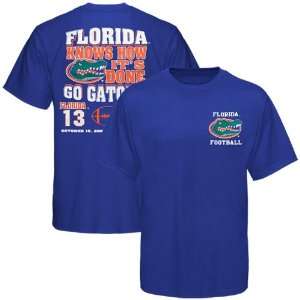  Florida Gators vs. LSU Tigers Royal Blue How Its Done 