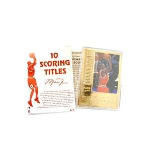  Michael Jordan Career Gold Foil Card #19   10 Scoring 