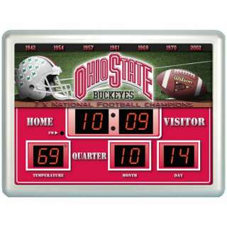   by hanging this digital led scoreboard wall clock inside or outside