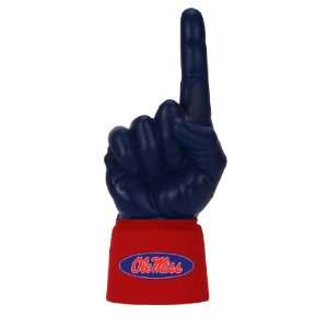 NCAA Mississippi Rebels Licensed Navy Ultimate Hand Foam Finger and 
