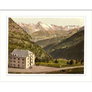  Simplon Pass Hotel Bellevue Valais Alps of Switzerland, c 