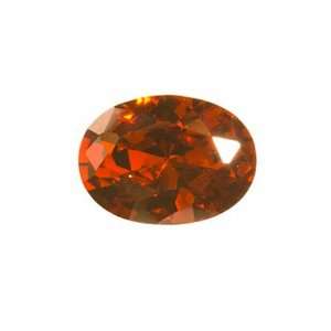  10x8mm Oval Garnet Cz   Pack Of 1 Arts, Crafts & Sewing