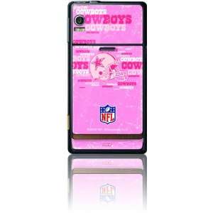  Skinit Protective Skin for DROID (Dallas Cowboys Logo Pink 