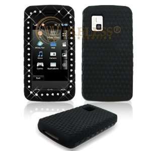   Skin Cover Case Black For LG Vu CU920 Cell Phones & Accessories
