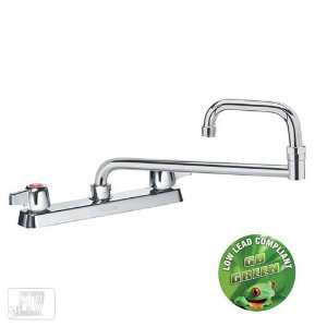   13 824L 8 Heavy Duty Low Lead Deck Mounted Faucet: Home Improvement