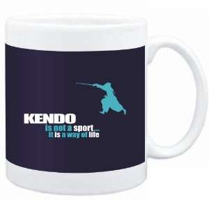  Mug Navy Blue  Kendo is not a sport it is a way of 