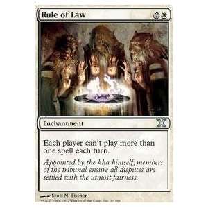    the Gathering   Rule of Law   Tenth Edition   Foil Toys & Games