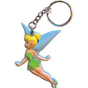  Key Chain Walt Disney Tinkerbell Flying Rubber New 
