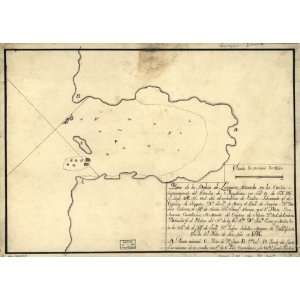  1786 map of Chile, Langara Bay