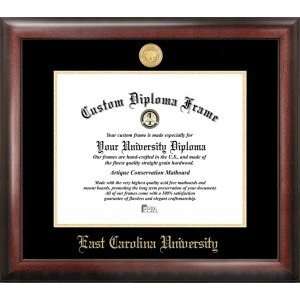  East Carolina Pirates Gold Embossed Diploma Frame Sports 