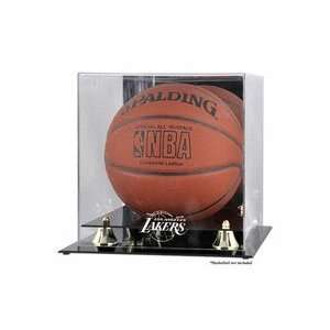   Lakers Golden Classic Team Logo Basketball Display Case: Sports
