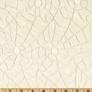  58 Wide Novelty Lace Web Cream Fabric By The Yard Arts 
