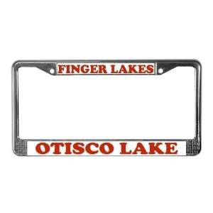  OTISCO LAKE New york License Plate Frame by CafePress 