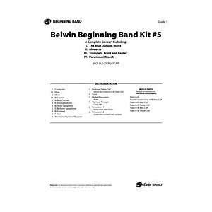  Belwin Beginning Band Kit #5 Score Musical Instruments
