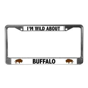  Wild About Buffalo Cool License Plate Frame by  