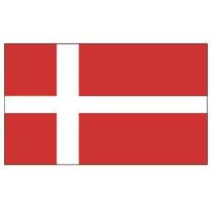  Denmark 12 x 18 Nylon Flag Patio, Lawn & Garden