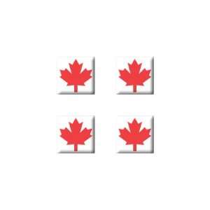  Canada Maple Leaf   Set of 4 Badge Stickers: Electronics