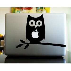  Apple Macbook Vinyl Decal Sticker   Perched Owl 