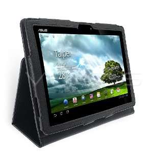   Black Textured Tri Stand Folio Case for Asus Eee Pad Transformer TF101