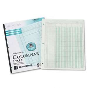  Accounting Pad, Five Eight Unit Columns, 8 1/2 x 11, 50 