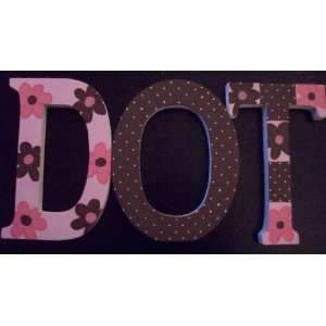  Custom Painted Wooden Letters  11 Letter Name Baby