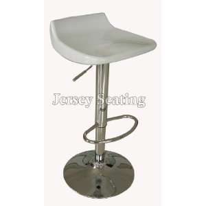  White ABS Bar Stools Counter Swivel Chair Modern Style: Home & Kitchen