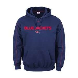  Majestic Columbus Blue Jackets Classic Hooded Sweatshirt 