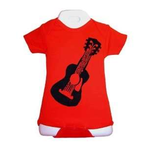  Acoustic Guitar Red: Musical Instruments