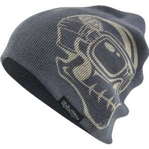  Troy Lee Designs Skully Mens Beanie Casual Hat   Charcoal 