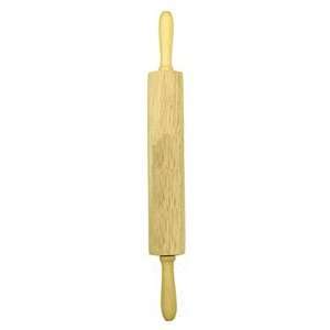  Wooden Rolling Pin 17 1/4 Inches Long 10 Inch Barrel 