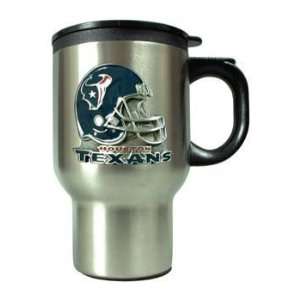   Stainless Steel Thermal Mug W/ Pewter Emblem   NFL: Sports & Outdoors