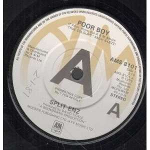    POOR BOY 7 INCH (7 VINYL 45) UK A&M 1981 SPLIT ENZ Music