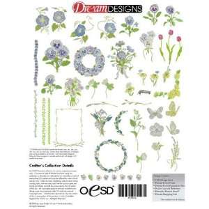 Garden Dreams by Jane Shasky Embroidery Designs on a Multi Format USB 