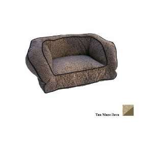   Snoozer Contemporary Pet Sofa, Medium, Tan Maze/Java
